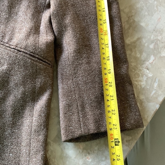 Abbeydale brown herringbone sport blazer classic size‎ 42R 100% wool - Picture 11 of 15